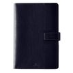 Agenda Milano - 1 semaine sur 2 pages - 17 x 24,5 cm - noir - Oberthur