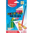 Maped Color'Peps Duo - Potlood met dubbele punt - verschillende kleuren - 2.9 mm / 2.9 mm - standaard / standaard - pak van 18