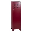 Casier de bureau avec pieds - 133 x 40 x 40 cm - rouge rubis nacré