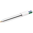 3086123343979-BIC 4 Couleurs Shine - 12 Stylos à bille 4 couleurs - corps argenté métallisé--1