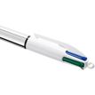 3086123343979-BIC 4 Couleurs Shine - 12 Stylos à bille 4 couleurs - corps argenté métallisé--3