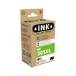 Inktcartridge compatible HP 301XL - pack de 2 - noir, cyan, magenta, jaune - Ink K10284W4 