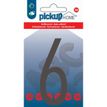 PICKUP Home 3D Stockholm - Teken - number - 90 mm (height) - voor bevestiging op oppervlak - zelfklevend - acryl - grijs