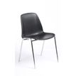 OfficePro CHARLOTTE - Stoel - polypropyleen - zwart