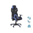 3701338800719-Fauteuil gamer POPER-M - accoudoirs réglables - noir et bleu--0