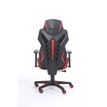 3701338800726-Fauteuil gamer POPER-T - accoudoirs réglables - noir et rouge--5