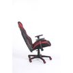 3701338800726-Fauteuil gamer POPER-T - accoudoirs réglables - noir et rouge--6