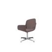 2012349446690-Chaise AITA - dossier bas - siège pivotant - pietement aluminium - tissu gris--2