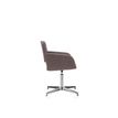 2012349446690-Chaise AITA - dossier bas - siège pivotant - pietement aluminium - tissu gris--3