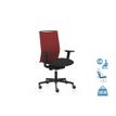 2012349447758-Fauteuil de bureau ergonomique ATIKA - accoudoirs en option - appui-tête non inclus - noir et rouge--0