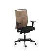 2012349447796-Fauteuil de bureau ergonomique ATIKA - accoudoirs en option - appui-tête non inclus - noir et taupe--1