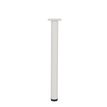 Pied tube - diamètre 60 mm - blanc - Gautier