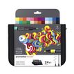 884955063446-ProMarker brush - Trousse 24 marqueurs - double pointe - étudiant designer--0