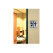 4005546403410-Durable - Pictogramme carré Toilettes Hommes/Femmes - 150 x 150 mm-Angle droit-1