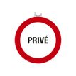 3130630671084-Exacompta - Panneau Privé - 30 cm de diamètre-Avant-0
