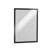 4005546732367-Durable Duraframe - Cadre d'affichage double face adhésif repositionnable - A2 - noir-Angle gauche-0