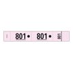 3130630966043-Exacompta - 20 Carnets de 50 tickets de vestiaire 3 volets - 30 x 200 mm - numéroté - rose-Avant-1
