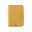 Oberthur Salisbury 17 - Organizer - 2018 - weekweergave - 140 x 185 mm - ivoorkleurig papier - 6 gaten - saffron cover - gecoat weefsel