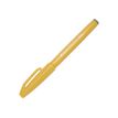 Pentel Arts Touch Sign Pen - Borstelpen - geel - inkt op waterbasis - 0.3-0.7 mm
