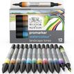 884955073940-ProMarker Watercolour - 12 Marqueurs double pointe - tons paysage--0