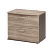 Gautier office JAZZ+ - Hangmapkast - 2 lades - onderdeelplank - eiken