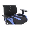 3701338800719-Fauteuil gamer POPER-M - accoudoirs réglables - noir et bleu-Gros plan-9