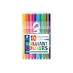 STAEDTLER triplus broadliner 338 - Fijnschrijver - niet permanent - verschillende kleuren - inkt op waterbasis - 0.8 mm - extra breed - pak van 10