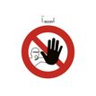 3130630670131-Exacompta - Pictogramme - accès interdit - 200 x 200 mm - rouge-Avant-0