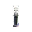 4016284346136-Pentel Arts - Blister de 3 feutres pinceau à pointe souple - noir-Avant-0