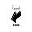 3130630670520-Exacompta - Pictogramme adhésif "tirez" - 100 x 100 mm-Avant-0