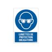8711234129246-Pickup - Panneau polystyrène - Lunettes de protection obligatoire - 33 x 23 cm-Avant-0