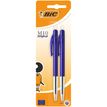 BIC M10 Clic - Balpen - blauw - 1 mm - gemiddeld - terugtrekbaar - pak van 2