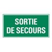 Pickup - Panneau de signalisation - 300 x 150 mm - Sortie de secours