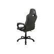 850009447258-Fauteuil de bureau ENZO - accoudoirs fixes - appuie-tête intégré - gris foncé-Arrière-3