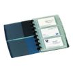 3045050135859-Proline - porte-cartes de visite rechargeable - pour 84 cartes - bleu-Angle gauche-4