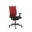 2012349447758-Fauteuil de bureau ergonomique ATIKA - accoudoirs en option - appui-tête non inclus - noir et rouge--1