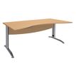 Burocean Idra - Tafel - rectangular with rounded side - beuken