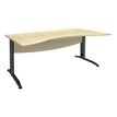 Burocean Idra - Tafel - rectangular with rounded side - wenge