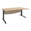 Burocean Idra - Tafel - rechthoekig gebogen (rechts) - licht eiken