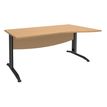 Burocean Idra - Tafel - rechthoekig gebogen (rechts) - beuken