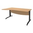 Burocean Idra - Tafel - rechthoekig gebogen (links) - beuken