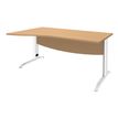 Burocean Idra - Tafel - rechthoekig gebogen (links) - beuken