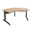 Burocean Idra - Tafel - 120° corner - licht eiken