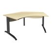 Burocean Idra - Tafel - 120° corner - esdoornbruin