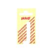 8711234242099-Pickup - Étiquette autocollante - 150 mm - Lettre J - blanc mat-Avant-0