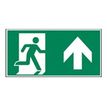 8711234128560-Pickup - Panneau de signalisation - 300 x 150 mm - sortie d'urgence flèche haut - direction-Avant-0