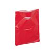 Carton Service - 100 Sacs plastique PDR - 25 x 32 cm - rouge
