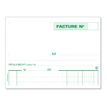 3130632132828-Exacompta - 10 Manifolds Carnets de factures collés en tête - 50 dupli - 22 x 13,5 cm-Gros plan-2