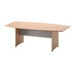 3483600784803-Table de réunion tonneau JAZZ+ - 204 cm - Hêtre ambré-Angle droit-0