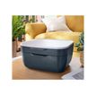 4002432124770-Leitz Cosy - Bloc de classement plastique - 2 tiroirs - gris-Angle droit-4